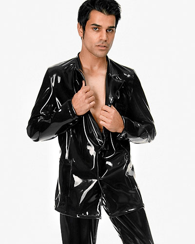 (Bild für) Blazer aus genähtem Latex