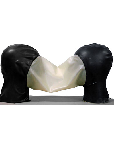 (Bild für) Anatomische Zwillings-Atemkontrollmasken aus Latex mit RV