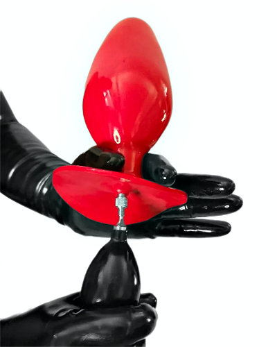 (Bild für) Aufblasbarer Analplug aus Latex mit Ventil - 74 mm ⌀