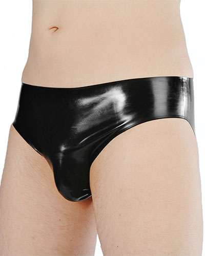 Anatomischer Fetisso-Latexslip mit Ausbuchtung