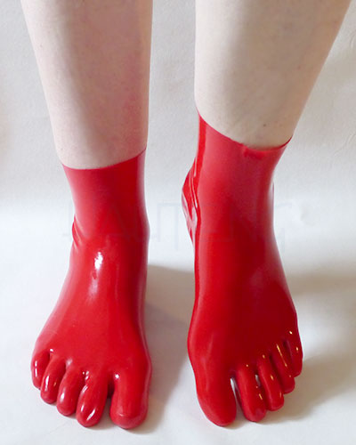 Anatomische Latex Zehensocken - kurz