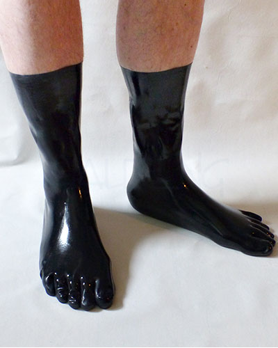 Anatomische Latex Zehensocken - lang