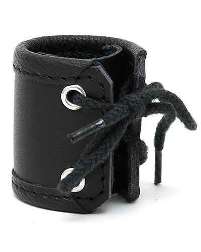 (Bild für) Hodensackstretcher aus Leder zum schnüren - 5 cm hoch