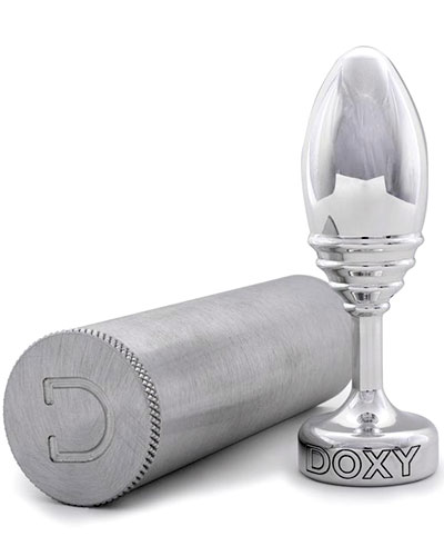 (Bild für) Doxy Analplug aus Aluminium mit Rillen
