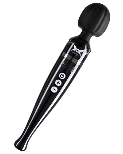(Bild für) PIXEY DELUXE Black Chrome - wiederaufladbarer Massagestab