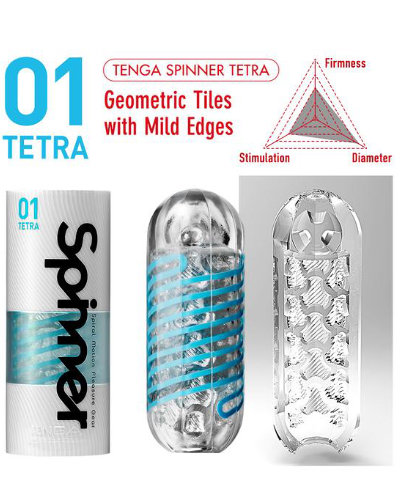 (Bild für) SPINNER 01 TETRA - wiederverwendbarer Masturbator von Tenga