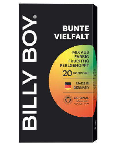 (Bild für) Billy Boy BUNTE VIELFALT - 20 Kondome (1,10 € / Kondom)