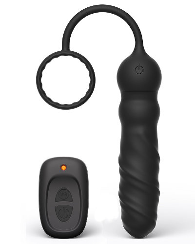 (Bild für) Dorcel DEEP SEEKER Analvibrator mit Cockring und Fernbedienung