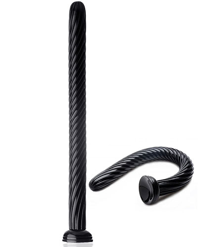 Hosed 19 Inch SPIRAL Anal Snake - Analschlange