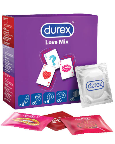 Durex LOVE MIX - 40 Kondome (0,80 € / Stck.)