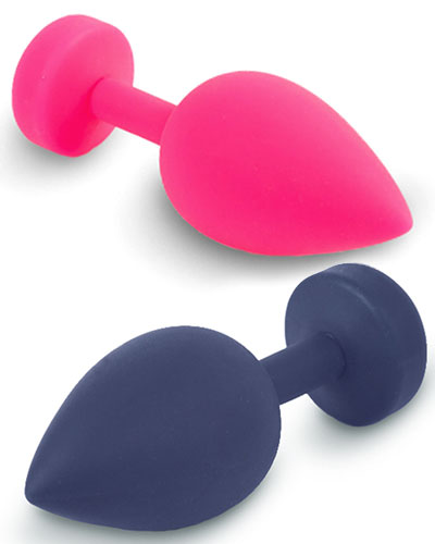 (Bild für) G-PLUG - wiederaufladbarer Analplug mit Vibration in zwei Größen