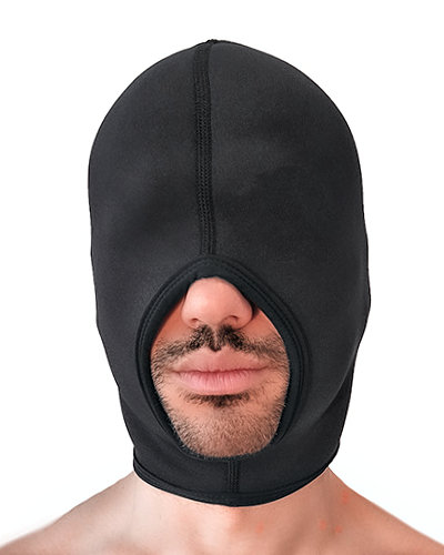 (Bild für) Face Fucker Hood - Neoprenhaube mit großer Mundöffnung