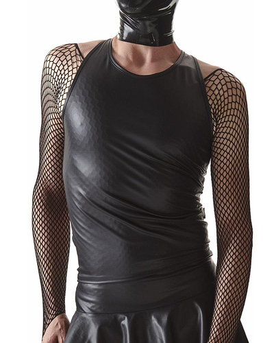 (Bild für) Crossdresser Shirt aus Wetlook von Regnes Fetish Planet