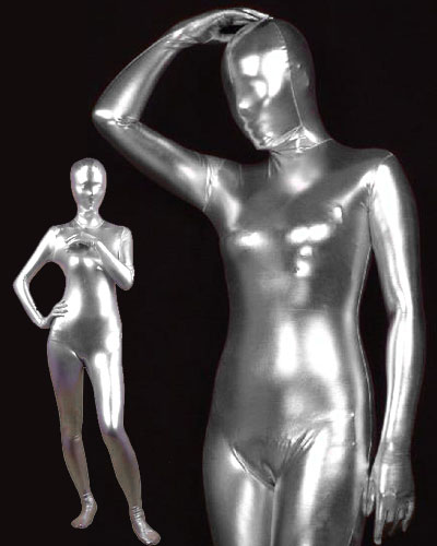 (Bild für) Metallic Look Zenshin Tights-Anzug in silber