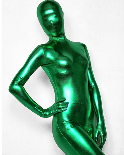 (Bild für) Metallic Look Zenshin Tights-Anzug in grün
