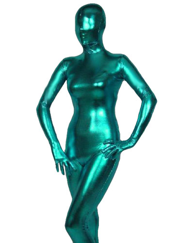(Bild für) Metallic Look Zenshin Tights-Anzug in türkis