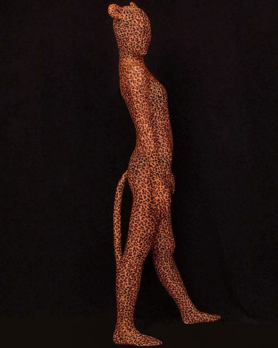 (Bild für) Zenshin Tights-Anzug Leopard mit Ohren und Schwanz