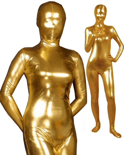 (Bild für) Metallic Look Zenshin Tights-Anzug in gold