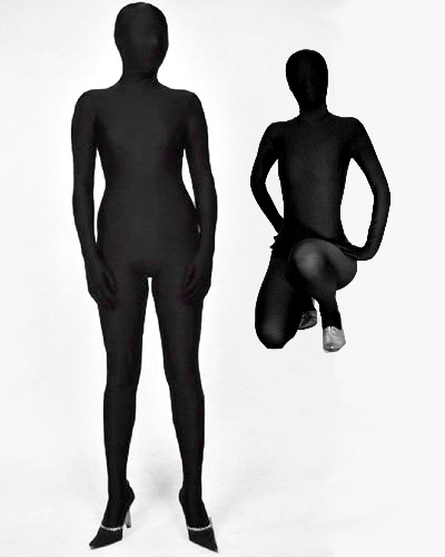 (Bild für) Shiny Zenshin Tights-Anzug in schwarz