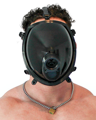 (Bild für) MSX Full Visor Gasmaske mit großem rauchfarbenem Sichtfenster