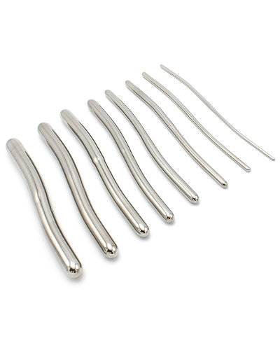 8-teiliges Edelstahl Dilatorenset HEGAR Urethral Sounds Kit