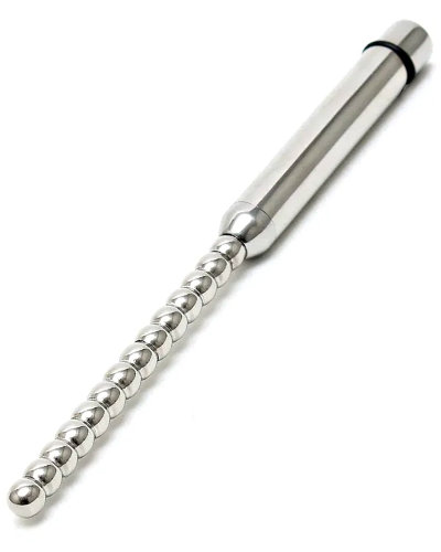 (Bild für) BEADED Harnröhrenvibrator aus Edelstahl
