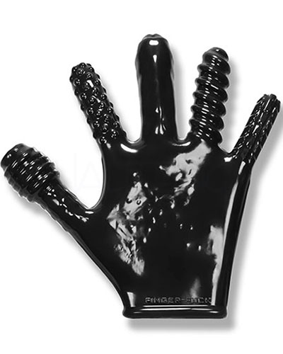 FINGER FUCK Handschuh mit unterschiedlichen Texturen von Oxballs