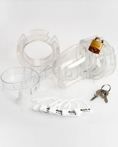 (Bild für) Silicone Chastity Cage - Keuschheitskäfig aus Silikon - klein