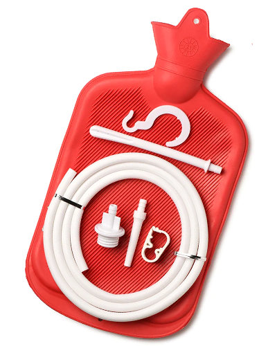 (Bild für) CleanStream Water Bottle Douche Kit - Intimdusche rot