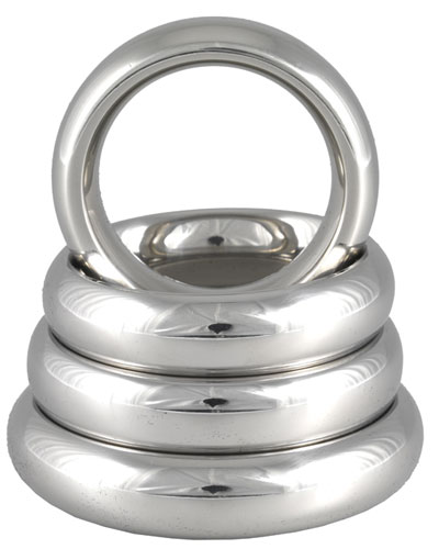 (Bild für) Donut-Cockring aus Edelstahl - 1,5 cm breit