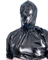 (Bild für) Atem-Henkershaube aus PVC mit kurzen Ärmeln in Standardfarben
