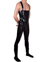 (image for) Anatomical 0.9 mm Chlorinated Latex Braced Tights with Bulge and Anal Sheath