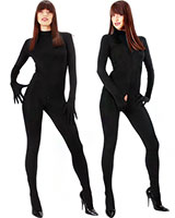 Catsuit with Gloves, Feet and Crotch Zipper