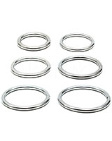 Metal Cockring Set - 2 Rings