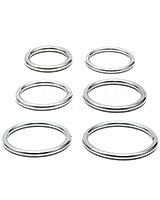 Cockringset aus Metall - jeweils 2 Cockringe