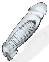 (Bild für) HULK sehr große transparente Penishülle mit Extender von Oxballs